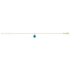 Bracelet femme plaqué or apatite Maison de la Bijouterie UW40Y0ZV