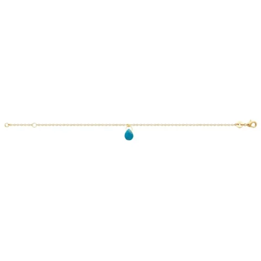 Bracelet femme plaqué or apatite Maison de la Bijouterie UW40Y0ZV