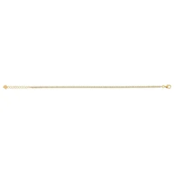 Bracelet femme plaqué or blanc serti griffe - UW3YVYZV