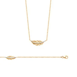 Bracelet femme plaqué or blanc serti griffe - UWZW34ZV