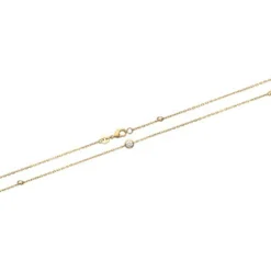Bracelet femme plaqué or blanc serti clos serti clos classique - UWZ63UZV