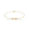 Bracelet femme plaqué or cœur oxyde Maison de la Bijouterie UW3U5WZV