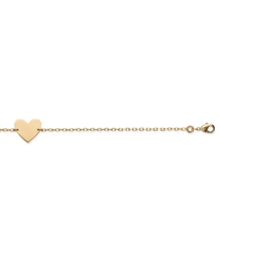 Bracelet femme plaqué or cœur Maison de la Bijouterie UYZ04YZV