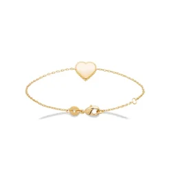 Bracelet femme plaqué or coeur Maison de la Bijouterie UYZW3WZV