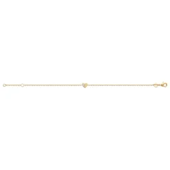Bracelet femme plaqué or cœur oxyde Maison de la Bijouterie UW3U5WZV