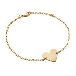 Bracelet femme plaqué or cœur Maison de la Bijouterie UYZ04YZV