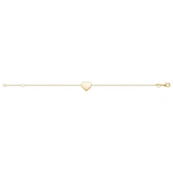 Bracelet femme plaqué or coeur Maison de la Bijouterie UYZW3WZV