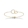 Bracelet femme plaqué or double cercle - UYZ3Y5ZV