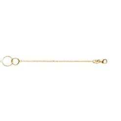 Bracelet femme plaqué or double cercle - UYZ3Y5ZV