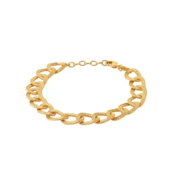 Bracelet femme plaqué or grosse maille fantaisie Maison de la Bijouterie UYZV4ZZV