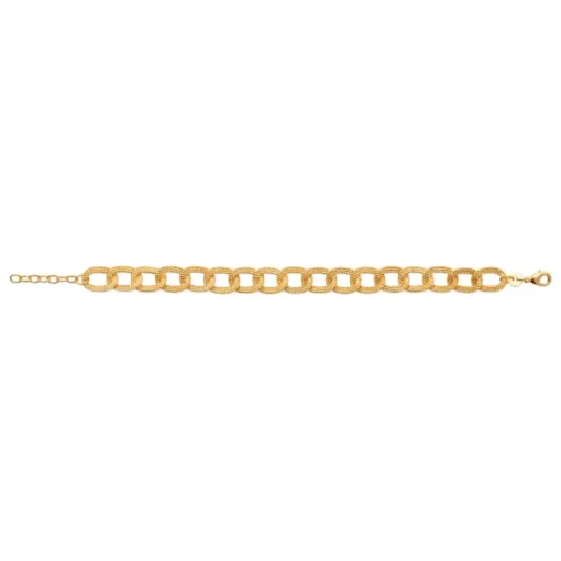 Bracelet femme plaqué or grosse maille fantaisie Maison de la Bijouterie UYZV4ZZV