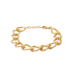 Bracelet femme plaqué or maille fantaisie Maison de la Bijouterie UYZV50ZV