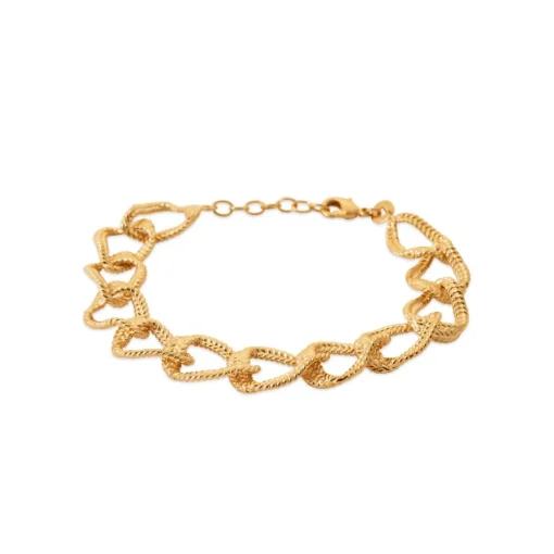 Bracelet femme plaqué or maille fantaisie Maison de la Bijouterie UYZV50ZV