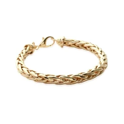Bracelet femme plaqué or maille palmier Maison de la Bijouterie Y4V006ZU