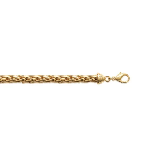 Bracelet femme plaqué or maille palmier Maison de la Bijouterie Y4V006ZU