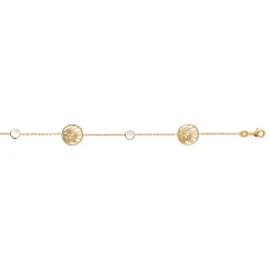 Bracelet femme plaqué or nacre - UW3Y04ZV