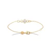 Bracelet femme plaqué or oxyde de zirconium Maison de la Bijouterie UW3U44ZV
