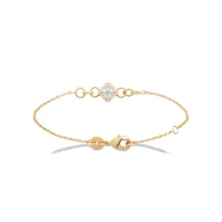 Bracelet femme plaqué or oxyde de zirconium Maison de la Bijouterie UW3U44ZV