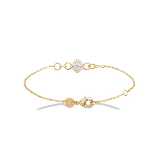 Bracelet femme plaqué or oxyde de zirconium Maison de la Bijouterie UW3U44ZV