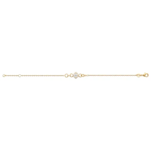 Bracelet femme plaqué or oxyde de zirconium Maison de la Bijouterie UW3U44ZV