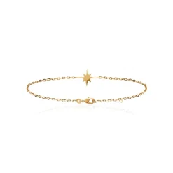 Bracelet femme plaqué or étoile Maison de la Bijouterie UYZ40WZV