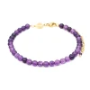 Bracelet Femme Sloya Serena en pierres Améthyste