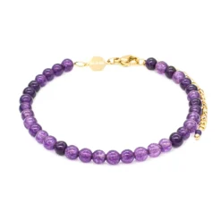 Bracelet Femme Sloya Serena en pierres Améthyste