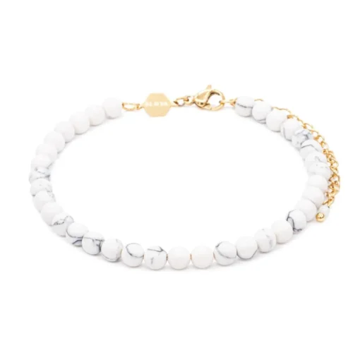 Bracelet Femme Sloya Serena en pierres Howlite
