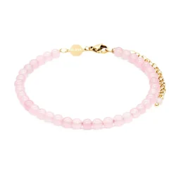 Bracelet Femme Sloya Serena en pierres Quartz Rose