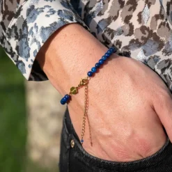Bracelet Femme Sloya Serena en pierres Lapis-lazuli