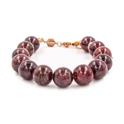 Bracelet Femme Sloya Kamelia Grenat