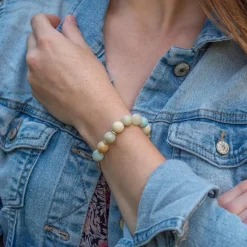 Bracelet Femme Sloya Kamelia Amazonite
