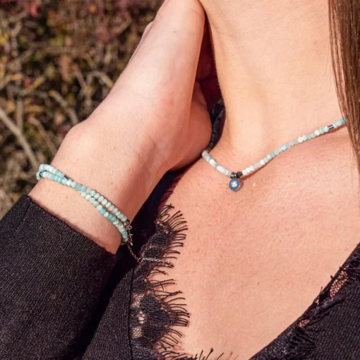 Bracelet Femme Sloya Lumia Amazonite