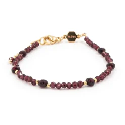 Bracelet Femme Sloya Paloma Grenat