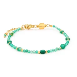 Bracelet Femme Sloya Paloma Agate Verte