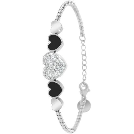 Bracelet Femme So Charm - B2935-ARGENT-BRACELET - Bracelet Coeur Argenté