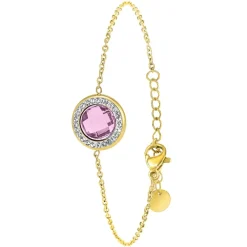 Bracelet Femme So Charm - B2125-ROSE - Bracelet Mode Doré