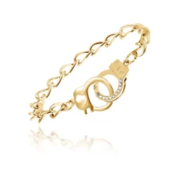 Bracelet Femme So Charm - BS075-DORE - Bracelet Menotte Doré