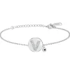 Bracelet Femme So Charm - BD2693-ARGENT-V-DIAMANT - Bracelet Argenté Lettre