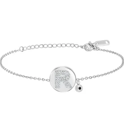 Bracelet Femme So Charm - BD2693-ARGENT-R-DIAMANT - Bracelet Argenté Lettre
