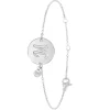 Bracelet Femme So Charm - BD2281-ARGENT-M-DIAMANT - Bracelet Initial Argenté