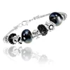 Bracelet Femme So Charm - B1144-NOIR - Bracelet Perle Noir
