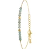 Bracelet Femme So Charm - B4264-AMAZONITE - Bracelet Mode Doré