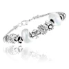 Bracelet Femme So Charm - B1144-BLANC - Bracelet Perle Blanc