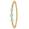 Bracelet Femme So Charm - B4173-VERT - Bracelet Mode Doré