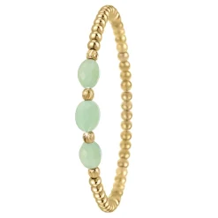 Bracelet Femme So Charm - B4173-VERT - Bracelet Mode Doré