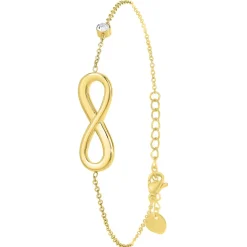 Bracelet Femme So Charm - B3023-DORE - Bracelet Infini Doré