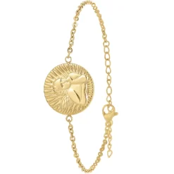Bracelet Femme So Charm - B2980-DORE - Bracelet Médaille Dorée