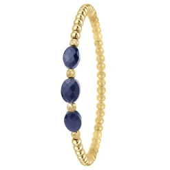 Bracelet Femme So Charm - B4173-BLEU - Bracelet Mode Doré