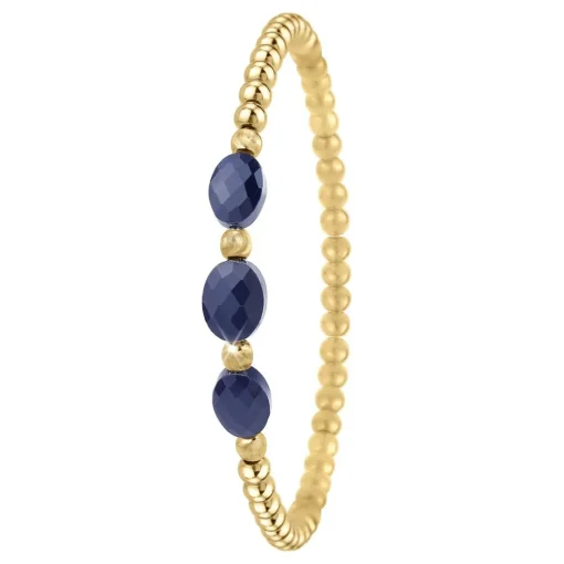 Bracelet Femme So Charm - B4173-BLEU - Bracelet Mode Doré